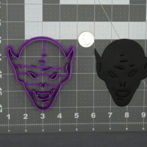Goblin Head Black Cookie Cutter for Halloween Cookies Baking Biscuit Mold for Fantasy Party Decorations Spooky Crafts Fondant Clay Projects Kids Activities and Themed DIY Celebrations