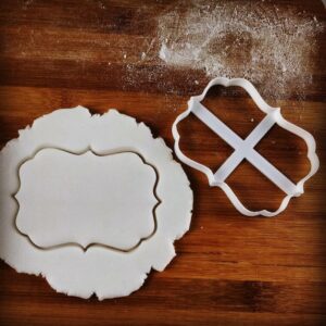 Classic Benelux and Milan Plaque Cookie Cutter Cookie Fondant Clay Cheese Biscuit Cutter One of a Kind Victorian Style Icing Decoration Tool for Elegant Baking and Crafting Projects
