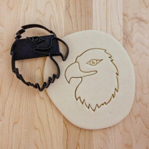 July 4th American Eagle Cookie Fondant Clay Cutter Set for Patriotic Baking, India Cookie Mold for Independence Day Celebrations, Party Treats, BBQ Events, Kids Activities, and Holiday