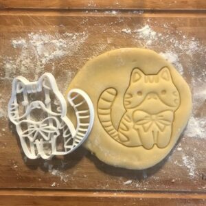 Black Cute Cat Cookie Cutter cookie Kawaii Neko Animal Biscuit Cutter for Baking Cookies Fondant Clay Craft Tool Cat Lover Gifts Cat Mom Gift DIY Wedding Favors