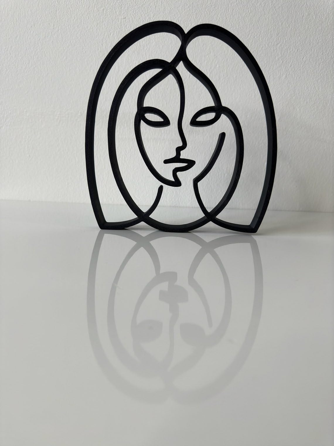 India Statue Virgo Zodiac Sign One Line Sculpture, Minimalist Art Sculpture for Home and Office Decor, Shelf Sitting Ornament, Unique Astrology Gift for Birthday or Festival - Image 3