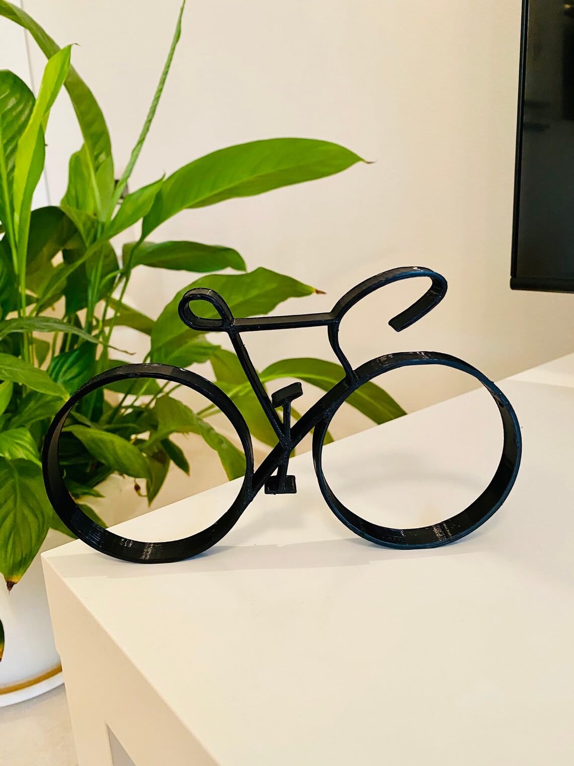 Cycle Sleek Bike Statue: Minimalist Statue Shelf Sitter for Home Decor, Tabletop Present, Sport Enthusiasts, Housewarming and Birthday Gifts - Image 2