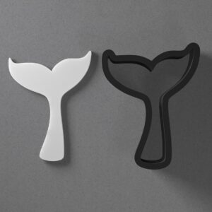 Whale Tail Polymer Clay Cutter With Sharp Tapered Edge Jewelry Earring Making Tool For Ocean Sea Animal Mini Studs Pendant Set Clay Mold Cookie Cutter For Beach Marine Life Crafts