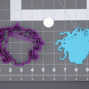 Medusa Head 266 H348 Cookie Cutter for Baking Shortbread Biscuits Fondant Clay Crafts Cake Toppers Mythology Theme Party Supplies DIY Projects Creative Baking Tools for Events and Gifts