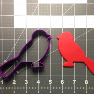 Robin Bird Cookie Cutter Black Cookie India Baking Tool for Making Bird, Animal, and Nature-Themed Cookies, Fondant, Chocolate, Cake Decorations, DIY Crafts, Party Treats, and Creative