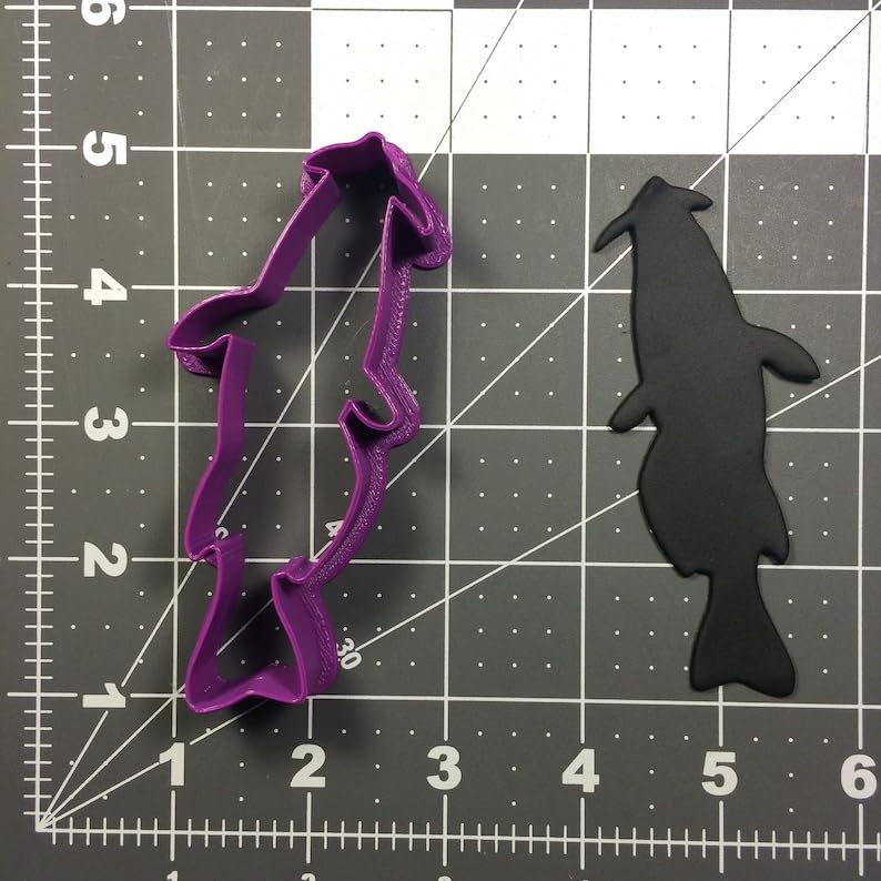 Catfish Cookie Cutter Black Cookie India Baking Tool for Making Fish and Aquatic-Themed Cookies, Fondant, Chocolate, Cake Decorations, DIY Crafts, Party Treats, and Creative Projects