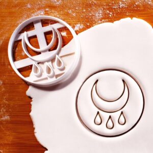 Wiccan Blessings Cookie Cookie Cutter Biscuit Fondant Craft Clay Cheese Dough Sugarpaste Sugarcraft Baking Tool Pagan Spiritual Moon Goddess Ritual Witchcraft Theme Party India