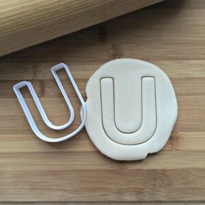 Cookie Letter U Cookie Cutter Multi Size for Alphabet Baking, Personalized Treats, and Educational Activities Made in India Reusable Durable Cookie for Cookies, Sandwiches,