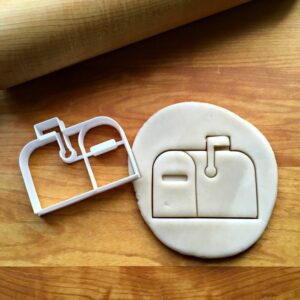 Cookie Mail Box with Flag Cookie Cutter Multi Size for Holiday Baking, Postal-Themed Treats, and Kids Activities Made in India Reusable Durable Cookie for Cookies, Sandwiches,