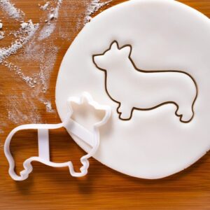 Pembroke Welsh Corgi Dog Cookie Cutter Cookie India for Biscuit Fondant and Clay, Perfect for Dog Lovers, Pet Birthday Parties, Cheese Snacks, DIY Crafts, and Unique Animal-Themed