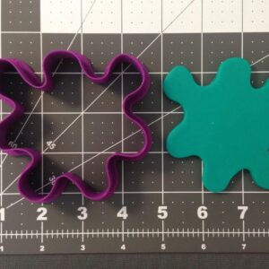 Monster Blob Black Cookie Cookie Cutter for Baking, Fondant, Pastry, Biscuits, Sandwiches, Fruits, Crafts and Party Decorations Fun for Kids, Family, Kitchen, School Projects,