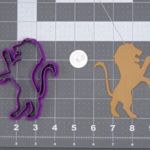 Black Lion Body Cookie Cutter Silhouette Cookie Jungle Animal Shape for Safari Theme Baking, Wild Zoo Party Cookies, Fondant Cake Decorating, Kids Birthday Crafts, Animal Lover Gift