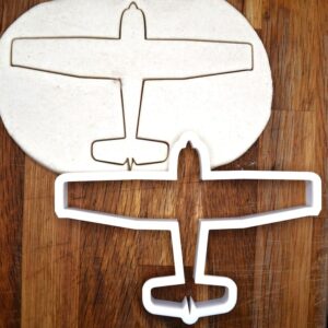 Black Cessna 150 152 172 Cookie Cutter India cookie Light Aircraft Plane Shape Aviation Fondant Baking Tool Christmas Cookies Pilot Gift Cake Decorating Clay Jewelry Cutter
