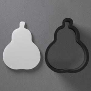 Pear Polymer Clay Cutter Cookie With Sharp Tapered Edge Earring Jewelry Tool For Mini Studs Pendant Set Crafting Mold Cookie Cutter For Clay Art Accessories And Jewelry Making