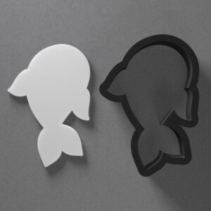 Koi Fish Nishikigoi Cookie Polymer Clay Cutter with Sharp Tapered Edge for Jewelry Making Earring Tools Mini Studs Pendant Set Craft Supplies Cookie Cutter Japanese Fish Clay