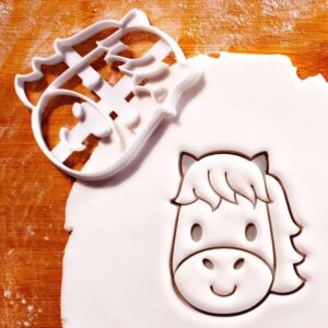 Baby Horse Cookie Cutter Cookie Farm Animal Biscuit Cutter for Baking Baby Showers First Birthday Party Animal Theme Kids Treats and Farm Lover Celebrations India