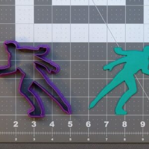 Black Figure Skater Cookie Cutter Cookie Ice Skating Girl Shape for Winter Sports Party Baking, Dance Recital Treats, Holiday Cookies, Clay Crafts, Fondant Decorations, Classroom