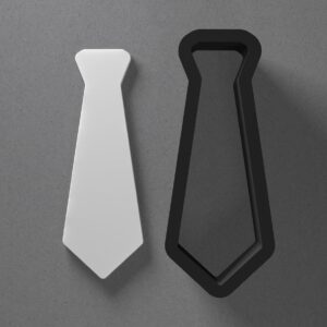 Tie Cookie Polymer Clay Cutter with Sharp Tapered Edge Earring Jewelry Tool for Mini Studs Pendant Set Crafting and Baking Cookie Cutter Mold for Precise Tie Shape Designs