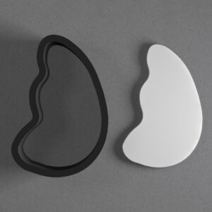 Irregular Organic Pebble Cookie Polymer Clay Cutter with Sharp Tapered Edge for Earring Making Jewelry Tools Mini Studs Pendant Set Craft Supplies Cookie Cutter Art and DIY Accessories