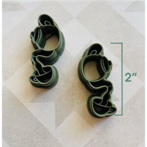 Tea Pot and Cup Polymer Clay Earring Cutter Set India Cookie Hand Clay Cutter Mold Tool for Jewelry Making Fondant Biscuit Cutter DIY Crafts Cafe Theme Vintage Kitchen Inspired Design