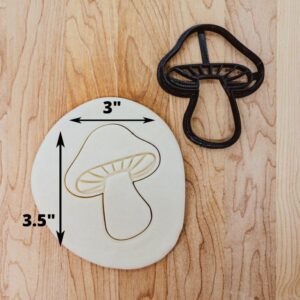 Mushroom Cookie Cutter, Mushroom Fondant Cutter, Mushroom Clay Cutter, Gnome House Cookie, Toadstool Mushroom, Fungi Plant Cutter, Made in India Cookie for Fondant & Clay