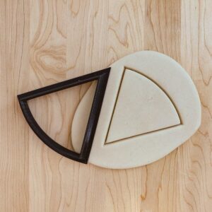 Watermelon Slice Rounded Triangle Cookie Fondant Clay Cutter India Cookie Summer Fruit Shaped Mold for Baking Crafts Party Treats Cake Decorations and DIY Clay or Polymer Projects