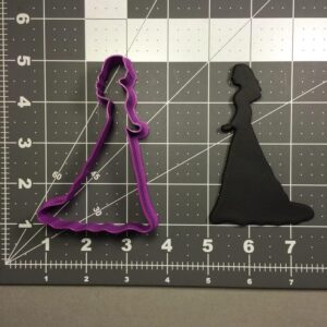 Black Bride Cookie Cutter Cookie Wedding Woman Shape Mold for Baking Biscuits Clay Craft India Made Tool for Bridal Shower Party Theme DIY Decorations Kids Activities and Special