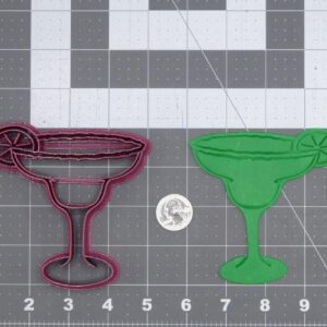 Black Margarita Drink Cookie Cutter Cookie Cocktail Glass Shape for Baking, Summer Party Cookies, Tropical Theme Desserts, Cake Decoration, Bar Party Snacks, Fun Kitchen Craft Tool