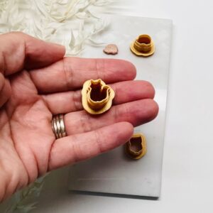 Woodland Creature Raccoon Earring Clay Cutter for Polymer Clay Jewelry Making, Cookie Raccoon Clay Cutter for DIY Earrings, Handmade Animal Theme Clay Jewelry and Craft Accessories