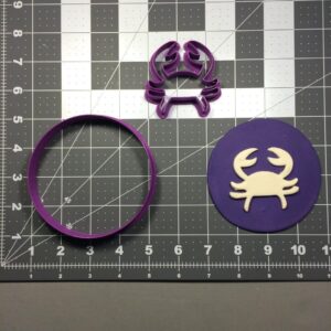 Cancer Icon Black Cookie Cookie Cutter Set for Zodiac Theme Baking, Horoscope Party Treats, Astrology Gift Ideas, Birthday Decorations, Cookie Designs, and Celestial Crafts