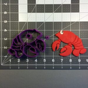 Black Lobster 100 Cookie Cutter Set Cookie Ocean Animal Shape Baking Mold for Beach Theme Cookies Fondant Cake Decoration Sea Life Biscuits Summer Party Crafts Seafood Lover Gifts