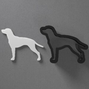 Dalmatian Dog Breed Polymer Clay Cutter Sharp Tapered Edge for Earrings Jewelry Making Tool Mini Studs Pendant Set Spotted Dog Silhouette Cookie Cutter for DIY Clay Craft and Pet Lover