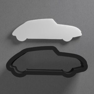 Citroen DS Retro Car Shape Polymer Clay Cutter with Sharp Tapered Edge for Clean Cutting, Jewelry and Earring Tool for Mini Studs and Pendant Sets, Cookie Cutter for Vintage Crafting in