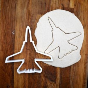 Black F14 Tomcat Cookie Cutter India cookie Fighter Jet Plane Shape Navy Air Force Aviation Fondant Baking Tool Christmas Cookies Pilot Gift Cake Decorating Clay Jewelry Cutter