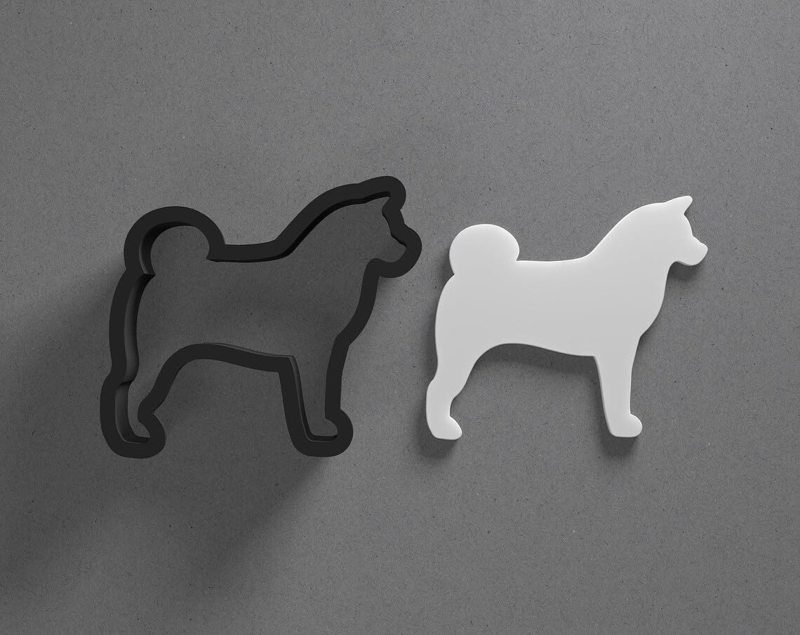 Shiba Inu Dog Breed Shaped Polymer Clay Cutter with Sharp Tapered Edge for Precise Cutting, Jewelry and Earring Tool for Mini Studs and Pendant Sets, Multipurpose Cookie Cutter - Image 2