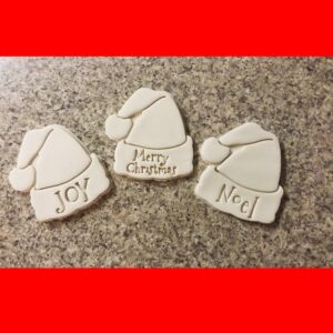 Black Santa Hat Cookie Cutter Cookie India Christmas Biscuit Cutter for Holiday Baking Festive Treats Winter Party Snacks Santa Theme Cookies Seasonal Desserts and Christmas Craft