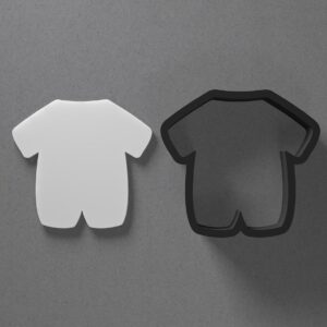 Baby Outfit Shape Polymer Clay Cutter with Sharp Tapered Edge for Clean Cutting, Jewelry and Earring Tool for Mini Studs and Pendant Sets, Cookie Cutter for Baby Shower and Gift