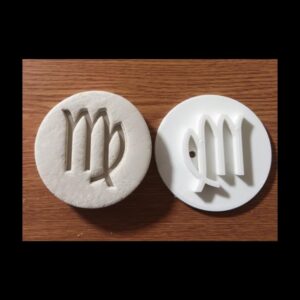 Virgo Zodiac Embosser Stamp Cookie India Astrology Theme Cupcake Embosser Cookie Stamp for Horoscope Baking Star Sign Treats Birthday Party Desserts Celestial Cookies Earth Sign Snacks