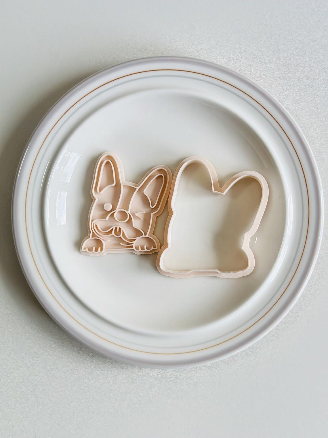 Black French Bull Dog Cookie Cutter Stamp Set Wink Dog Shaped Baking Tool for Puppy Theme Cookies Fondant Treats Birthday Parties Pet Lover Gifts Home Baking Celebration Desserts Family - Image 5