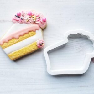 Cookie Slice of Pie or Cake Cookie Cutter Multi Size for Fun Dessert Themed Baking Cake Shaped Decoration Tool for Kids Party Snacks Made in India Durable and Reusable Kitchen
