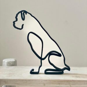 Bio Statue Boxer Breed Statue: Sustainable Pet Gift for Any Occasion