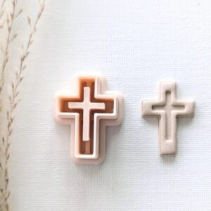 Cross Imprint Cookie Cutter Religious Clay Earring Cutter Polymer Clay Cutter Jewelry Crafting Tool for Making Handmade Cross Earrings Pendants and Accessories in India