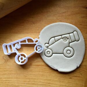 Cookie Cannon Cookie Cutter for Historical Theme Baking, Fondant, Biscuit, Sugar Craft, Clay Modeling, Cupcake Decoration, War Reenactment Crafts and Military Party Treats, Made in India