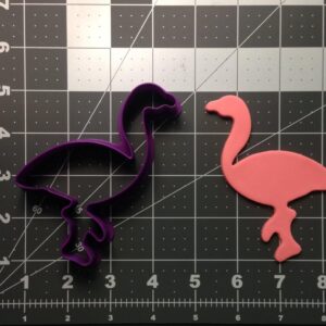 Flamingo Cookie Cutter Black Cookie India Baking Tool for Making Bird-Shaped Cookies, Fondant, Chocolate, Cake Decorations, DIY Crafts, Party Treats, Tropical-Themed Projects,