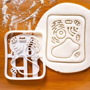 Plant Cell Cookie Cutter for Botany Biology Students Biscuit Cutter Educational Science Tool Featuring Cell Anatomy Chloroplast Phytology Gifts Botanists Biology Enthusiasts (ONLY PLANT CELL)