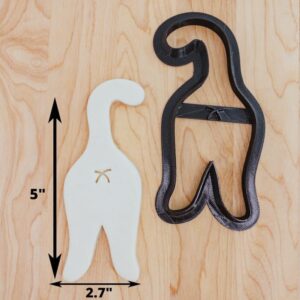 Cat Butt Cookie Cutter Kit India Cookie Funny Cat Bum Shape Fondant Clay Mold Baking Tool for Kitty Kibble Fundraiser Animal Rescue Charity Event Treats and DIY Creative Crafts