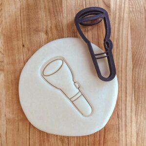 Flashlight Cookie Fondant Clay Cutter for Camping and Outdoors Theme Baking, India Cookie Mold for Adventure Party Treats, Outdoor Events, DIY Crafts, Birthday Cakes,