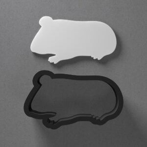 Guinea Pig Polymer Clay Cutter Sharp Tapered Edge Earring Jewelry Making Tool for Mini Studs Pendants Cookie Cutter Craft Supplies Cookie India
