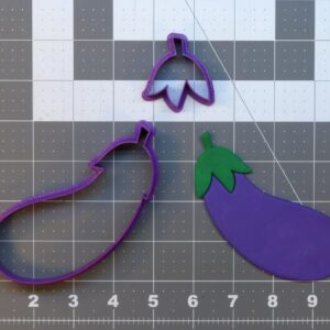 Black Eggplant 266-A278 Cookie Cutter Set for Vegetable Shaped Cookies Kitchen Baking Tool Clay Fondant Cutter for Cooking Themed Parties Garden Harvest Gifts and Craft Projects