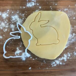 Black Rabbit Cookie CutterBunny Shape for Baking Polymer Clay Earrings Jewelry Making Fondant Crafts Baby Shower Rabbit Lover DIY Party Tool